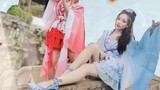 [Yuna x Qiyueyan]—Blue and Red Dresses in Aerial Photography—[Koi Copy]