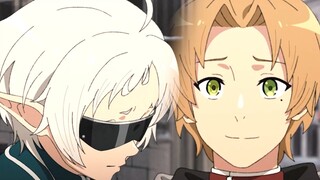 Rudeus thought they are wrestling buddies | Mushoku Tensei Jobless Reincarnation Season 2 Episode 10