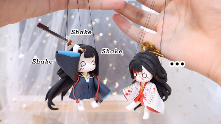 [DIY] Tanah liat kering udara: Onmyoji shikigami