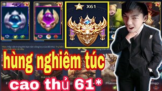 Hùng BK Đánh Nghiêm Túc - Gặp 2 Top | Rank Cao Thủ 61 Sao