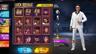 SPECIAL GOLD ROYALE 😱 หมุนทองเท่านั้น 🎁 SKYLER ALOK CHRONO 🔥 FREE FIRE