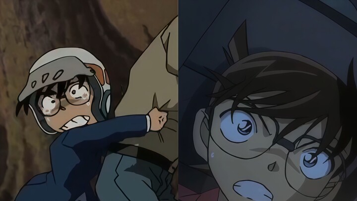 Heiji đua xe dọa Conan khóc VS Amuro Tooru đua xe làm Conan sợ hãi