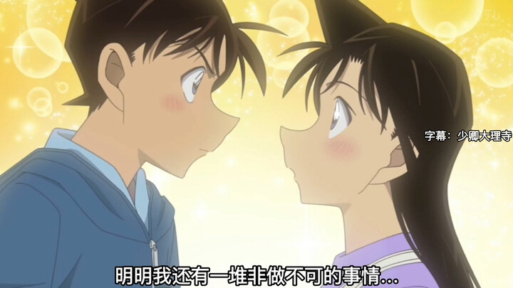 [Chinese Subtitles] Shinichi Expresses His Love for Ran Through Kaito Kid