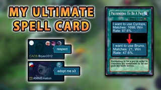 I Pretended To Be A Pro In Order To Activate This Ultimate Spell Card | Mobile Legends