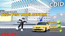 Review singkat mobil yang bersejarah ini bersama bapak jendral // Car Driving Indonesia (Roblox) #9