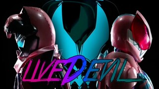 Cukup Revisi! Ksatria yang berjalan bersama iblis! Lagu tema Kamen Rider Revice "liveDevil" sampul u