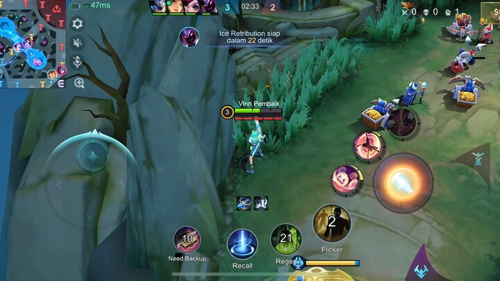 lock clint sampe kena mental