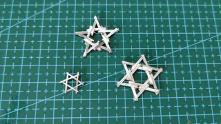 How to make a Hexagram using staples?