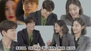 3 seconds of eye contact between seol in ah and kim min kyu (Business Proposal 2022)
