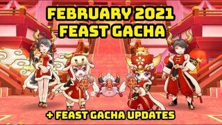 February 2021 Feast Gacha + Feast Gacha System Update