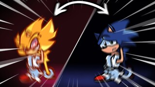 Phantasm | But Sonic and Fleetway change turns too much (FNF Chaos Nightmare Mod)