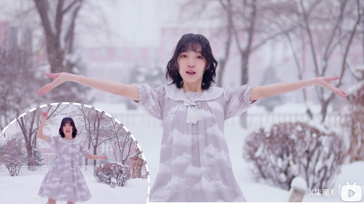เพลงสัมผัสท้องฟ้า  ♡ ดูหิมะกับฉัน ♡ 2020ver【เต้นรอบแรก】