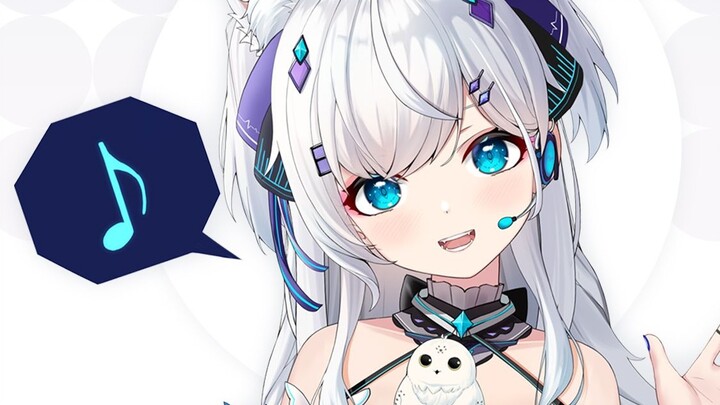 [Live2d model display] 3 seconds to make your heart beat! The cutest white-haired AI on the site cra