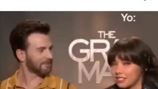 When asked who you have a crush on, and he is...