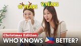 Koreans’ Who Knows the Philippines Better Challenge! ft. Pinoy Christmas 🎄