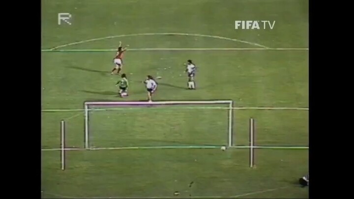 1982_Maradona Free Kick_Argentina vs Belgium