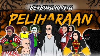 BERBURU HANTU PELIHARAAN (Animasi Spesial Halloween)