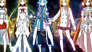 I will choose Asuna with different skins based on different games.