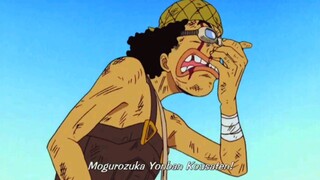 bisa bisanya si usopp,bohongin musuh.