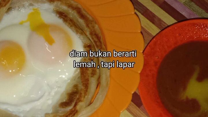 diam bukan berarti lemah,tapi lapar