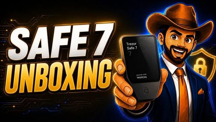 Trezor Safe 7 Unboxing First Look!
