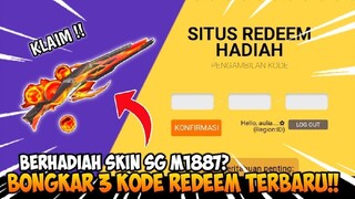 BONGKAR 3 KODE REDEEM FF BERHADIAH SKIN SG M1887? TERBARU HARI INI MEI 2022 RESMI DARI GARENA