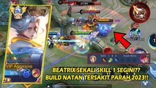 NATAN ONE SHOT DELETE BEATRIX | NATAN BEST BUILD 2023 | MLBB