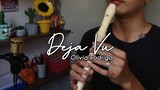 Deja Vu (Olivia Rodrigo) - Recorder Flute Cover with Easy Letter Notes Tutorial and Lyrics