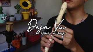 Deja Vu (Olivia Rodrigo) - Recorder Flute Cover with Easy Letter Notes Tutorial and Lyrics