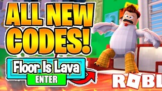 Roblox The Floor Is LAVA! All New Codes! 2021 September