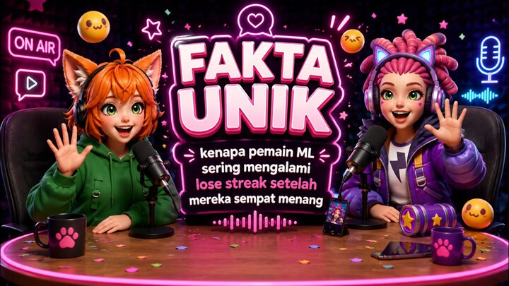 FAKTA UNIK! Kenapa Pemain ML Sering Lose Streak Setelah Menang? 😱 | PONI Podcast Nana Imut