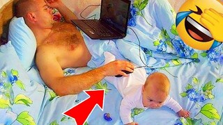 Funny Daddy and Baby Moments 3 - วิดีโอเด็กน่ารัก
