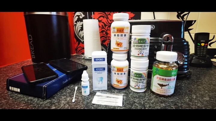 TEETH WHITENING 😁 GET RID OF STAINS FROM 🚭 AND ☕ &🥤 ALSO HIGH QUALITY VITAMINS FOR HEALTH