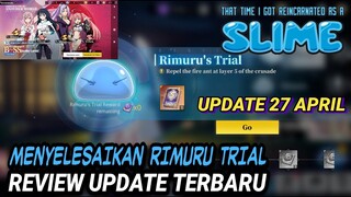 Selesaikan Rimuru Trial & Review Update Terbaru Tensura king of Monster