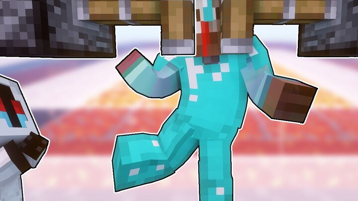 Minecraft: Piston Blast! Ah Qing died in situ