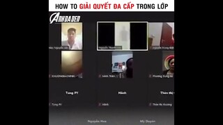 How To Giải Quyết Đa Cấp Trong Lớp