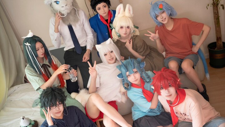 【Cosplay toàn bộ nhân vật Phi Nhân Tai】Ngày lễ đoàn viên tất nhiên phải cùng bạn bè đón thôi～