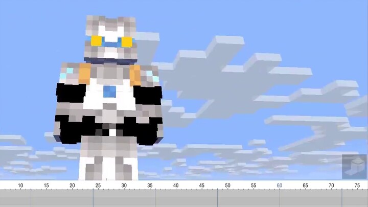 How to make an MC version of Ultraman animation with Minecraft [Dark Zaki Appears]