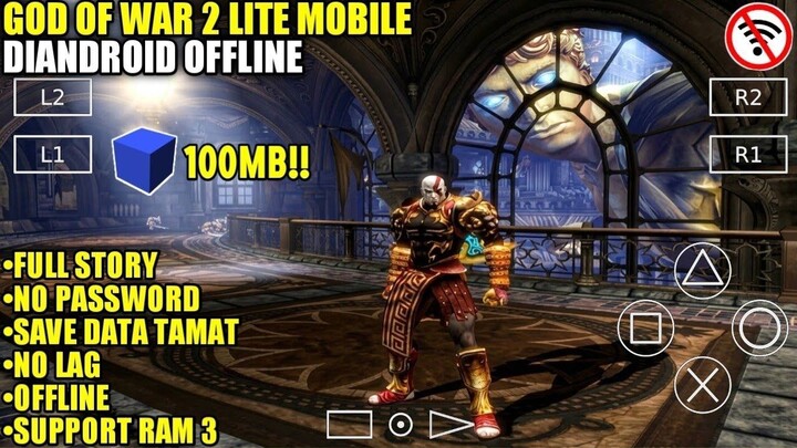 Ringan Banget!! Game God of War 2 Ps2 Di Android Offline