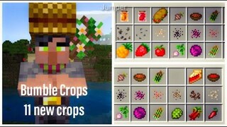MCPE 1.16.100+ : NEW CROPS & FOODS [RED CABBAGE, PEPPERS, STRAWBERRIES, CORN, SANDWICH, ETC.]#Shorts