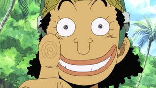 Usopp wakes up in the world