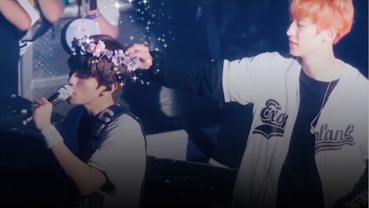 “He placed the garland on his little elf’s head.”