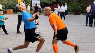 花毽界的玄冥二老，翩翩起舞