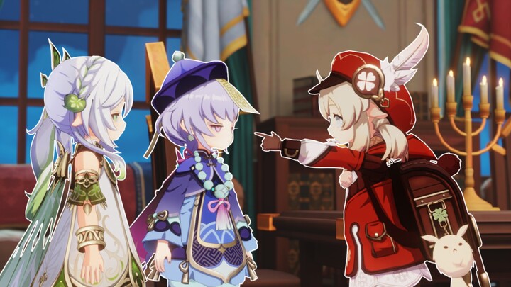 Keli angrily scolded Qiqi and Nasida because they couldn't fight into the abyss.