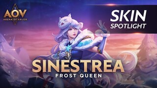 Sinestrea Frost Queen Skin Spotlight - Garena AOV (Arena of Valor)