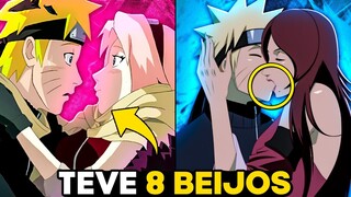 PERSONAGENS QUE BEIJARAM O NARUTO ANTES DA HINATA | 8 BEIJOS