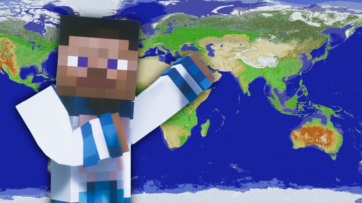 When MC uses the Earth as the game map...