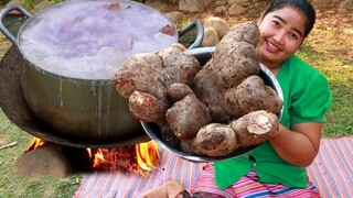 Cooking Dessert Purple Yam Recipes & Cooking life