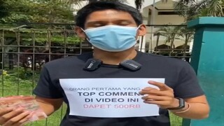 Orang Pertama Yang Jadi Top Komen Saya Kasih 500 Ribu...