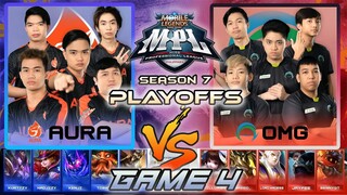 AURA VS OMG Game 4 MPL PH S7 Playoffs Day 1